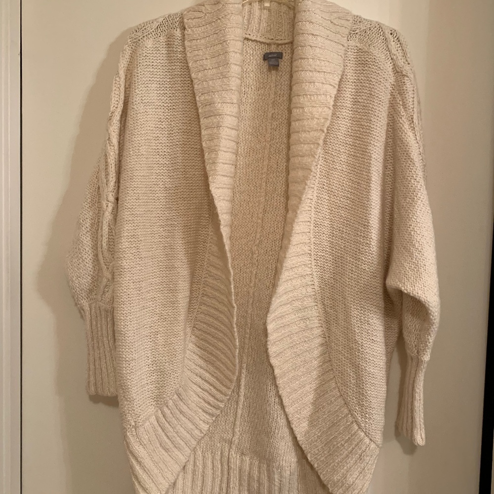 Cream American Eagle Cardigan